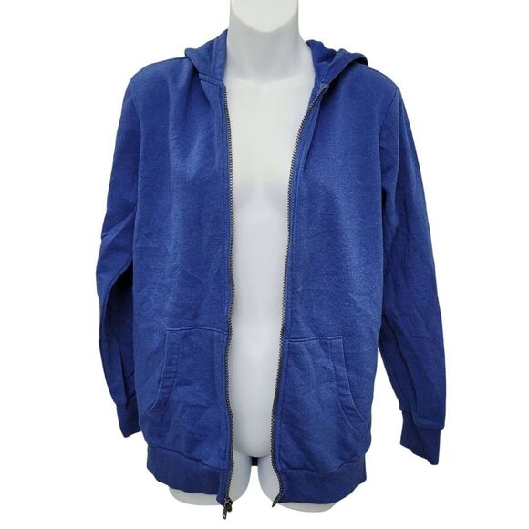 2/$20 Old Navy Blue Zipper Up Hoodie Jacket Size: Youth XL 14-16 - Picture 2 of 13